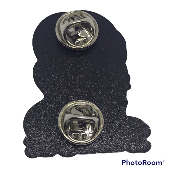 BURN OUT FLAIR LAPEL PIN NEW IN PACKAGE goth indie wicked clothes - Picture 3 of 4